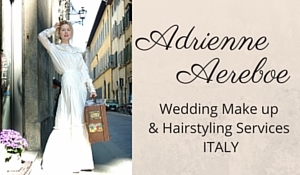 Adrienne Aereobe Wedding Make up & Hairstyling Tuscany Italy - Logo