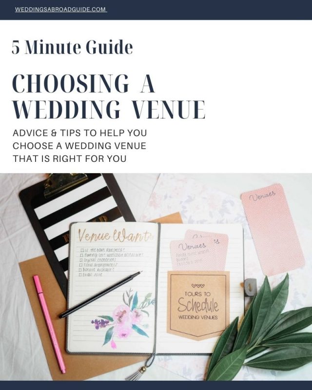 5 Minute Guide to Choosing a Destination Wedding Venue - Download