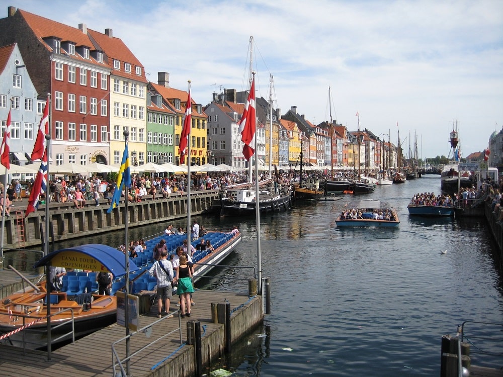 Copenhagen Harbor with its rich history - See the Small Wedding Abroad Ideas from Nordic Adventure Weddings
