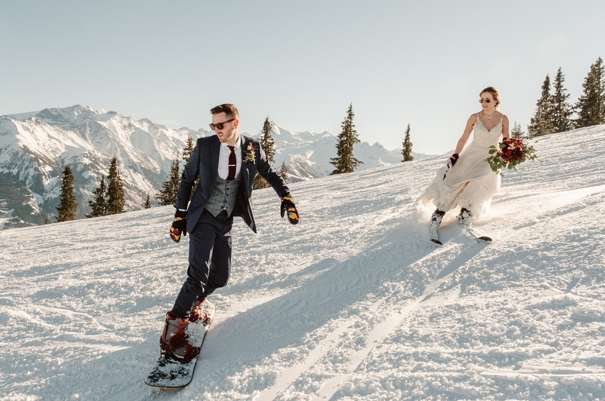 Ski Wedding Zell Am See Wild Connections Photography