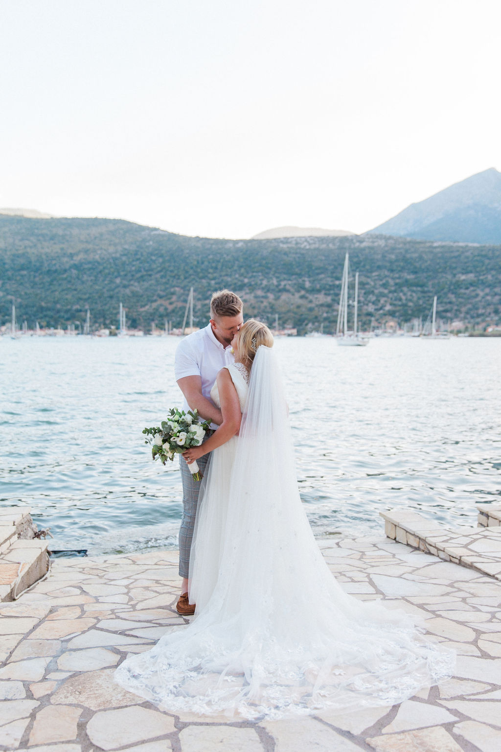 Lauren & Mark's Greek Wedding Abroad | planned by Lefkas Wedding | Photography by Maxeen Kim Photography