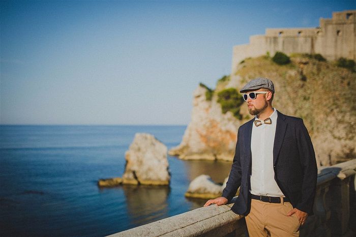 Grooms attire for a beach wedding & hot weather Expert Advice from photographer Matija Kljunak