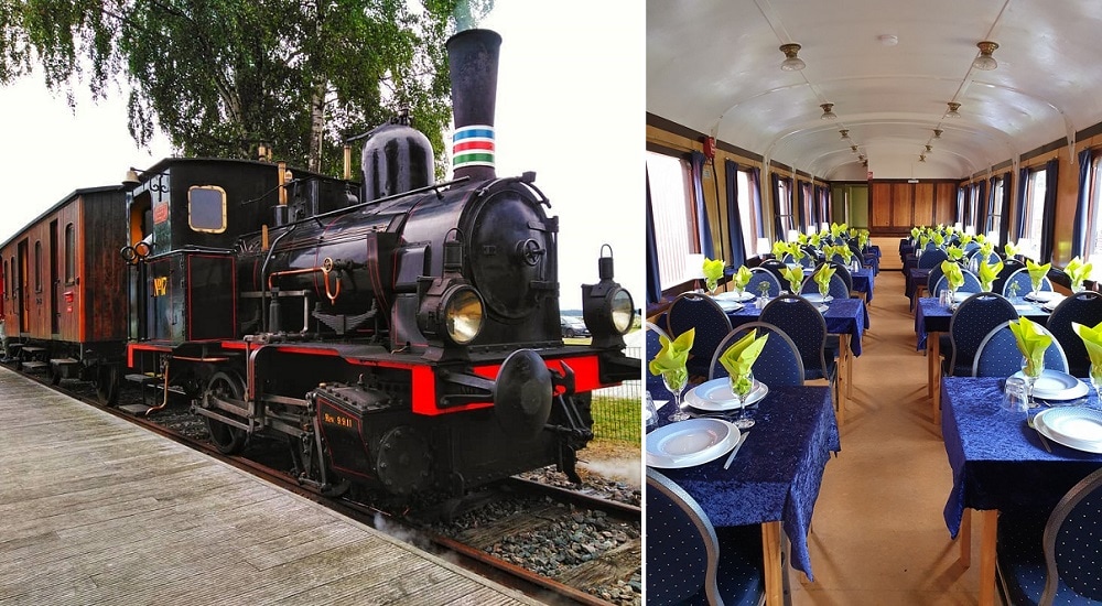 You can get married in Denmark in the old train arrived from 1920 -The wagon of the old Danish train is ready to receive wedding guests