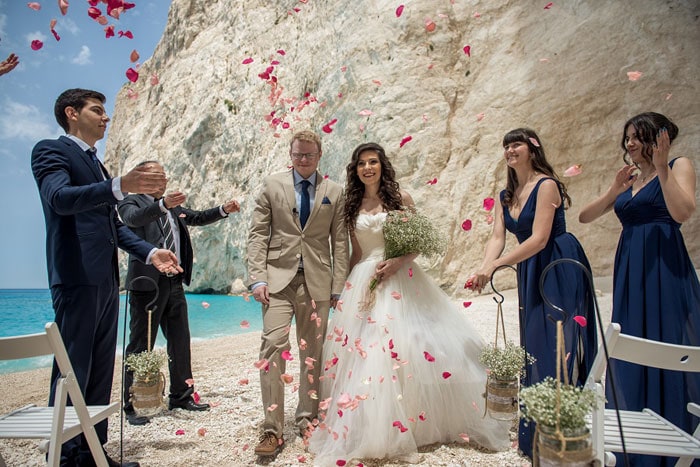 Polina & Ian's Beach wedding in Zante (Zakynthos) // Zante Weddings by Tsilivi Travel // Nick Kontostavlakis