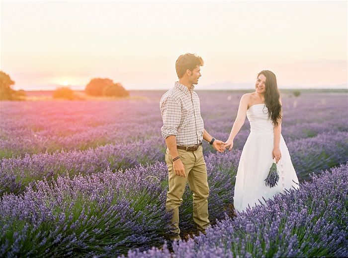Lavender Field Couples Session in Spain by Natalia Ortiz Wedding Planner Spain