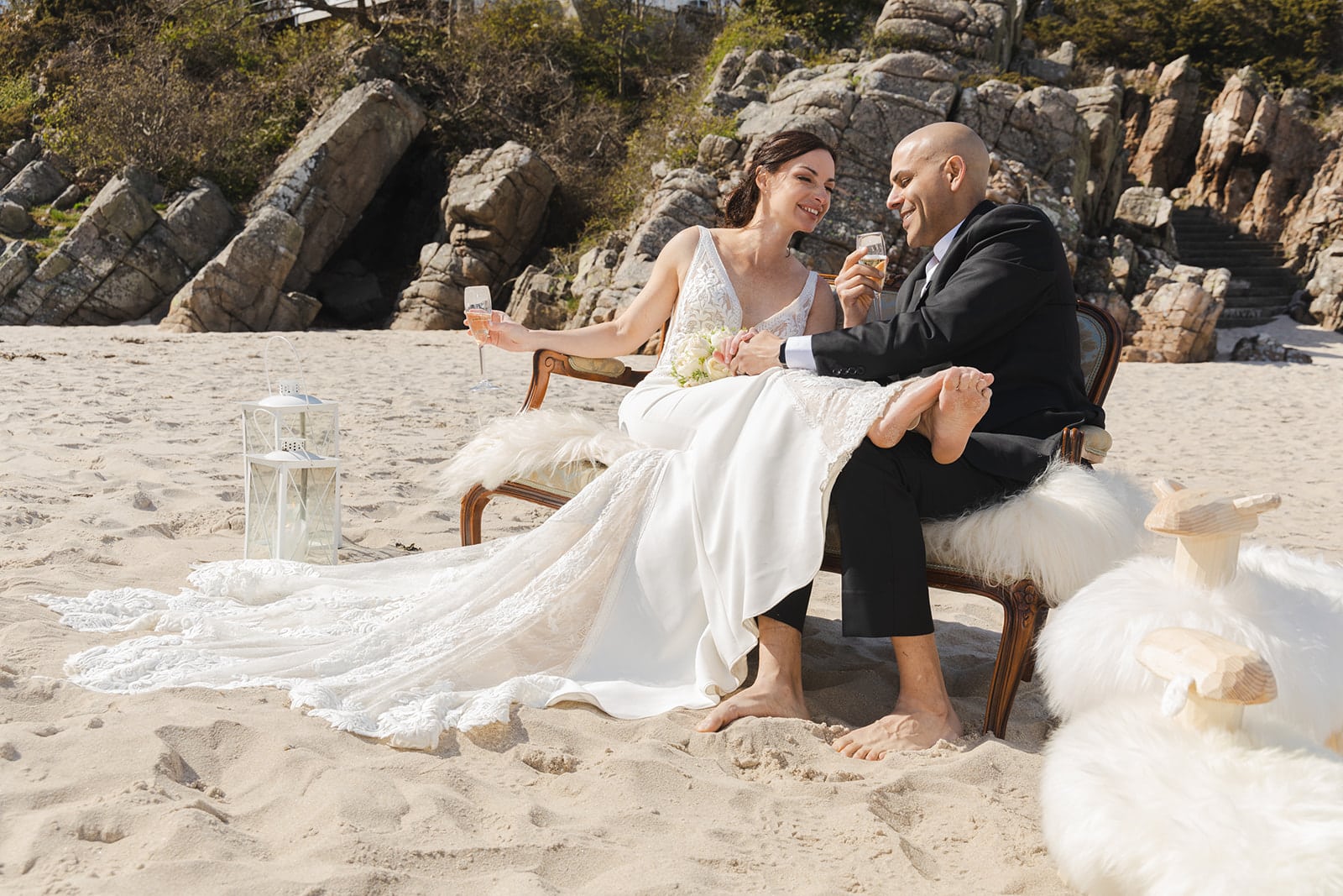 Angelina & Sharif's European elopement wedding package, Bornholm Island Denmark | Nordic Adventure Weddings 