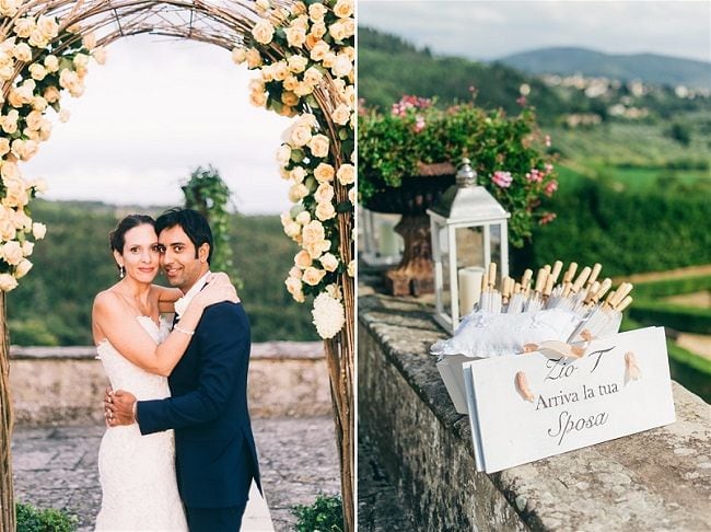 Claudia & Tarek's Villa Wedding in Florence // Lisa Poggi Photography & Matteo Trombello // The Tuscan Wedding // Momo Film Factory 