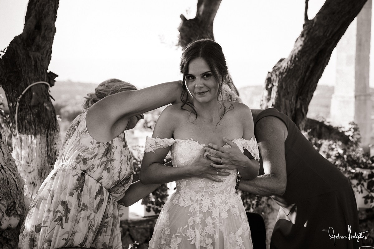 Daisy & Peter's Real Wedding Abroad during COVID-19 in Crete, Greece - Graham Hodgetts Photography