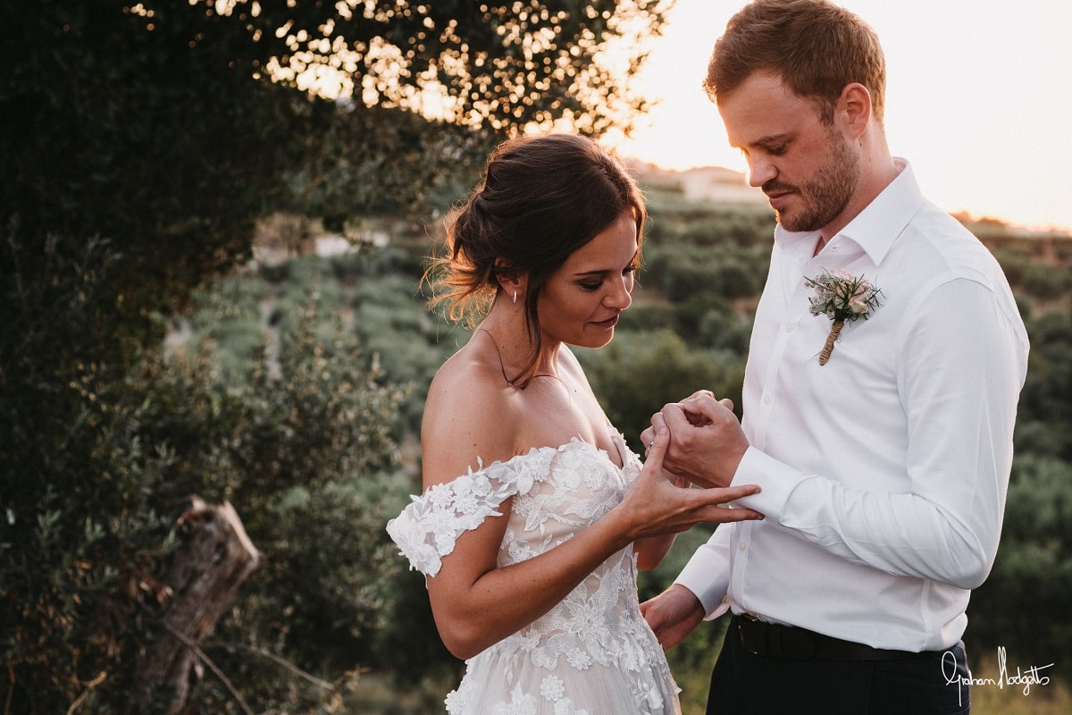 Daisy & Peter's Real Wedding Abroad in Crete in COVID-19 - Graham Hodgetts Photography