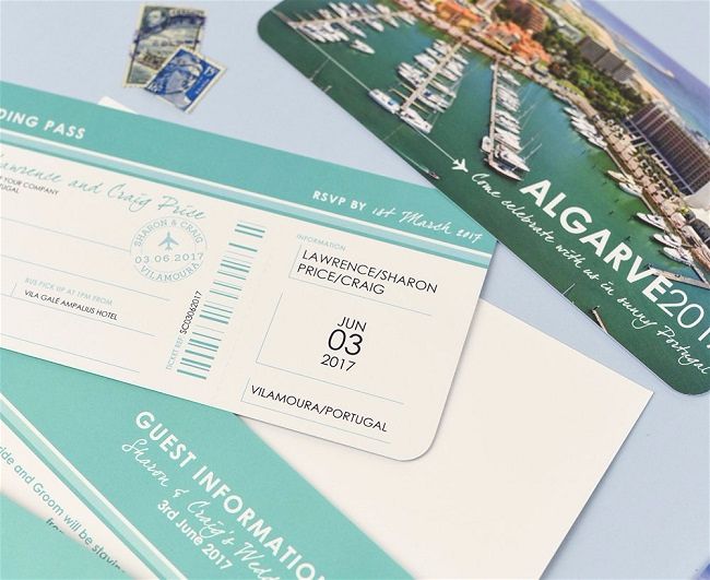 Destination Wedding Invitations plus more by Destination Stationery Wedding Invitation Designer - Member of the Destination Wedding Directory by Weddings Abroad Guide