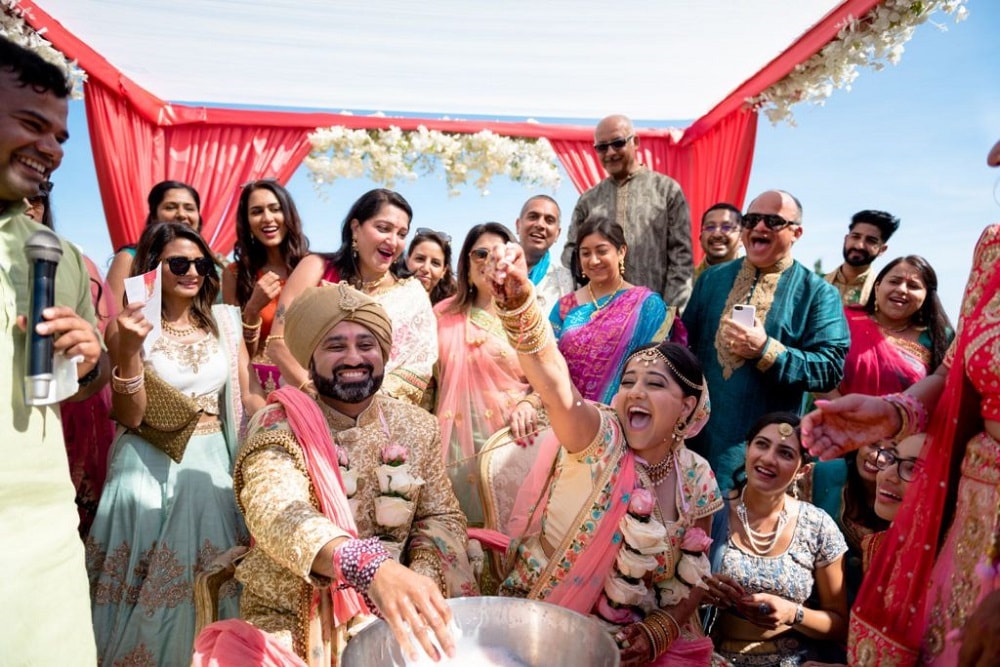 Tina & Jay's Indian Wedding in Spain | Barcelona Brides | Photography by Ed Pereira