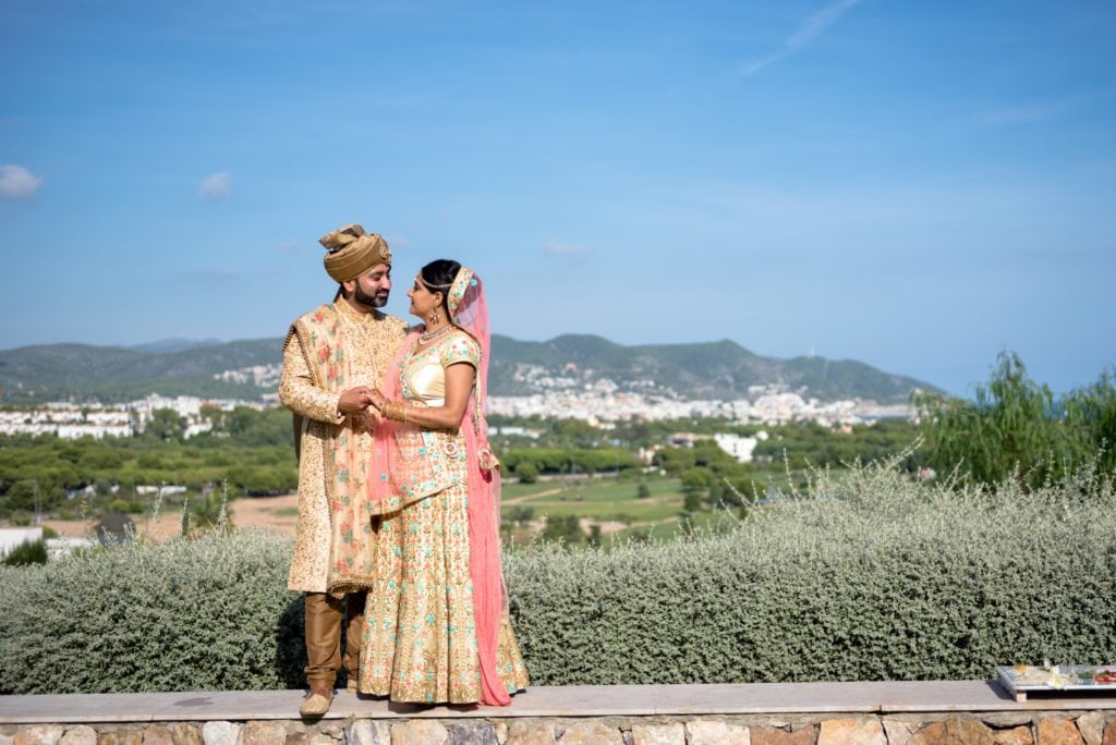 Tina & Jay's Hindu Wedding At Dolce Sitges | Planning by Barcelona Brides | Photography by Ed Pereria
