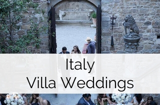 Read the about the 4 different types of Villa Weddings for a destination wedding in Italy by Italy Italian Weddings - Weddings Abroad Guide