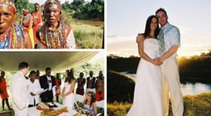 real wedding i Kenya Leanne and Wayne