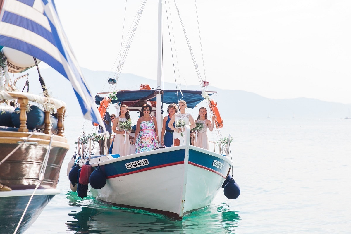 Unique Wedding in Greece - Covid Q & A - Greek Wedding Abroad | Planned by Lefkas Weddings | Maxeen Kim Photography