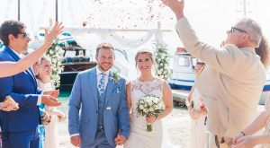 Rich & Connie's Greek Island Wedding Abroad | Planned by Lefkas Weddings | Maxeen Kim Photography