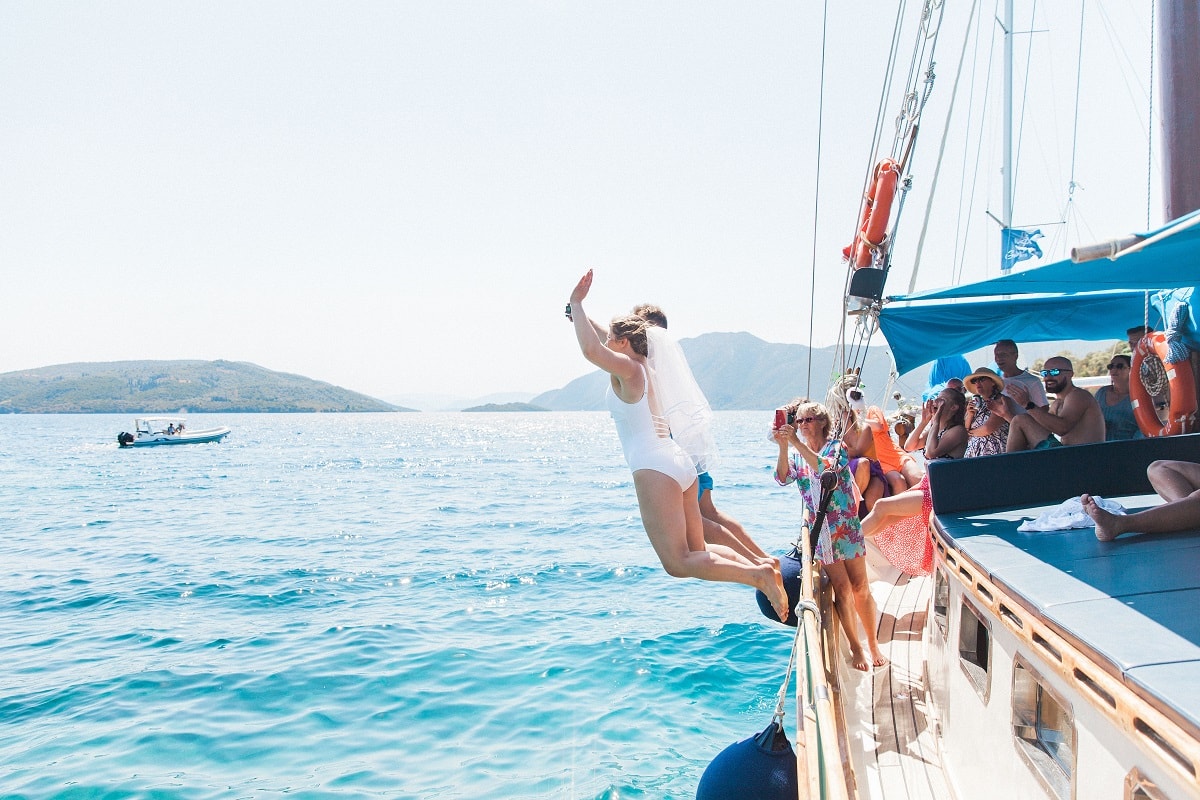 Wedding in Ionian Islands - Greek Wedding Abroad | Planned by Lefkas Weddings | Maxeen Kim Photography