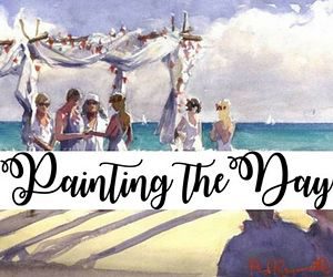 Painting the Day. Unique and personalised, Paul Raymonde is a live wedding & event painter.0
