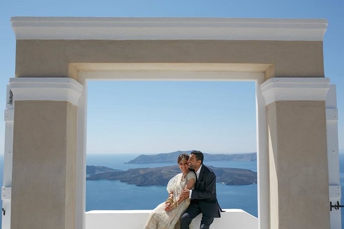 Rita & Ajay's Indian Wedding in Greece planned by MarryMe in Greece photography by Nikos Gogos videography by Artifact Project