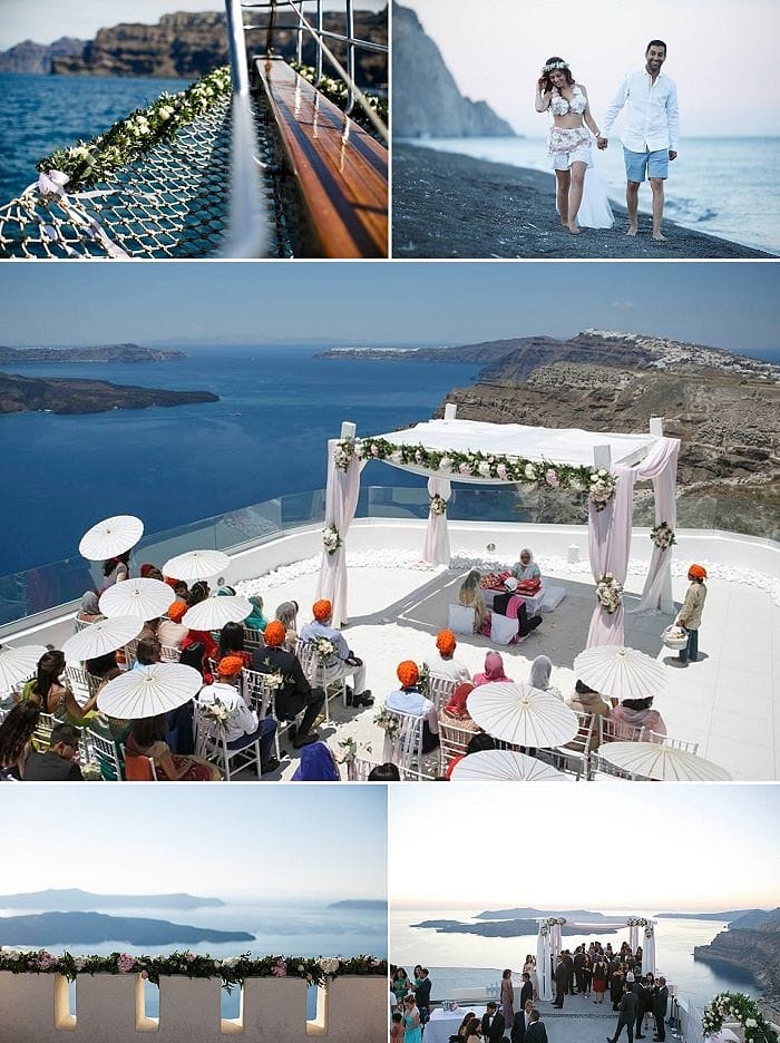 Rita & Ajay's Indian Destination Wedding in Greece planned by MarryMe in Greece photography by Nikos Gogos videography by Artifact Project